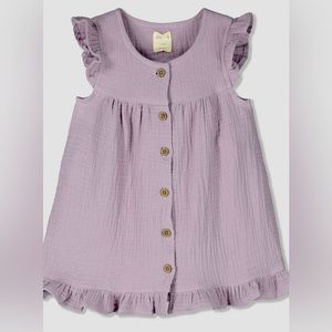 Ettie H purple gauze dress size 4 years